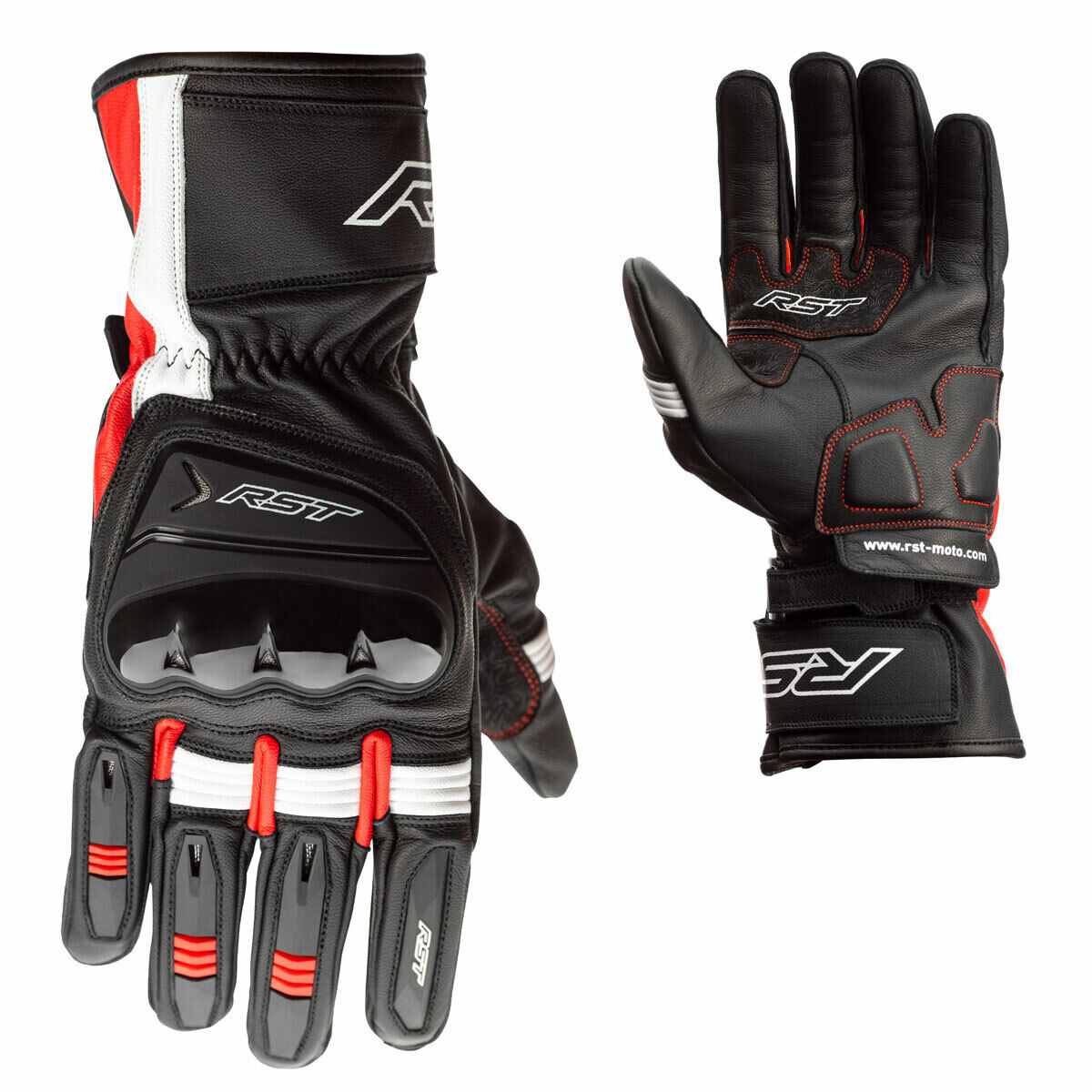 RST Pilot CE Mens Gloves - Red