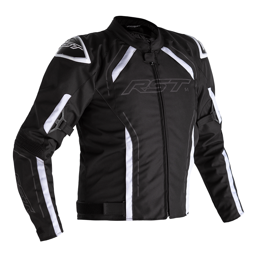 RST S1 CE Mens Textile Jacket - White