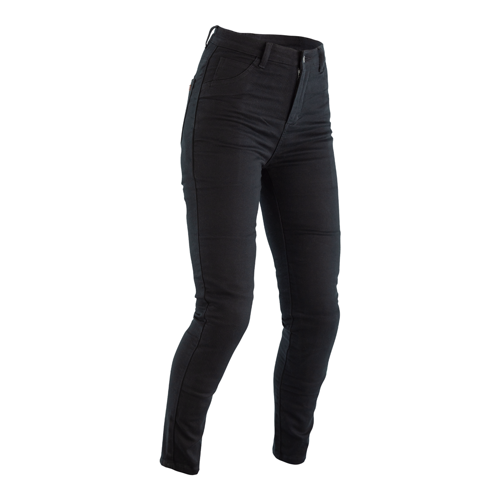 RST X KEVLAR Jegging CE Ladies Textile Jeans - Black Twill