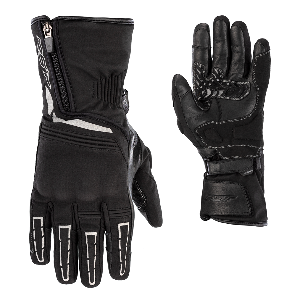 RST Storm 2 Textile CE Mens Waterproof Gloves - Black