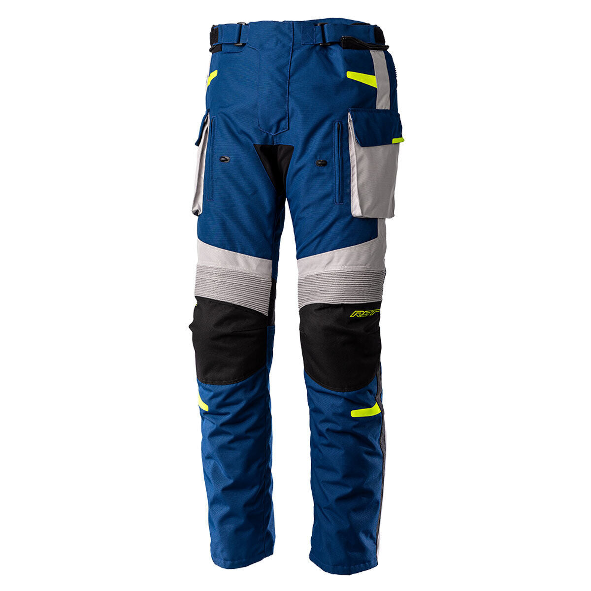 RST ENDURANCE CE Mens Textile Trouser Pant  - Blue Silver Yellow