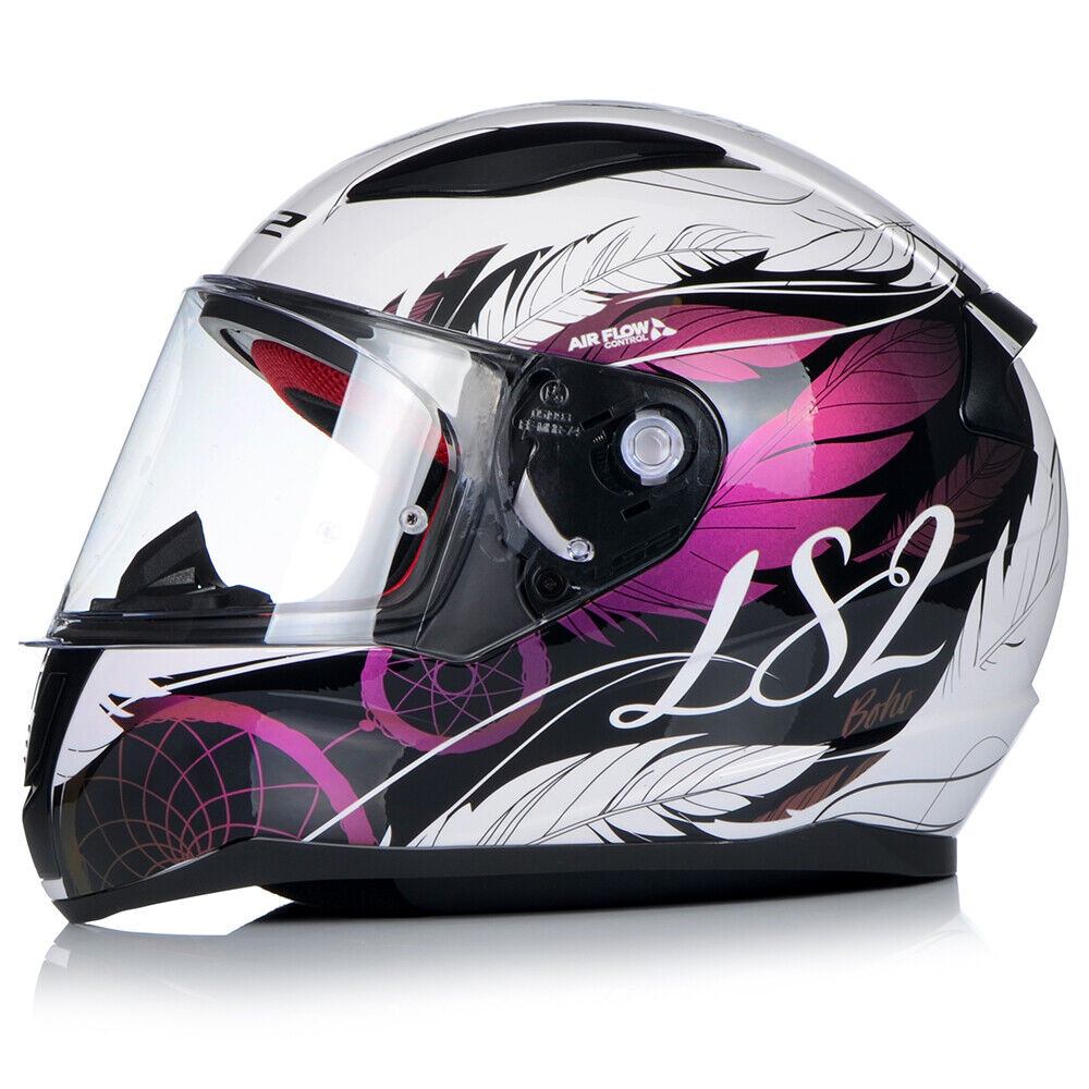LS2 FF353 RAPID-II BOHO Ladies Helmet - White Pink