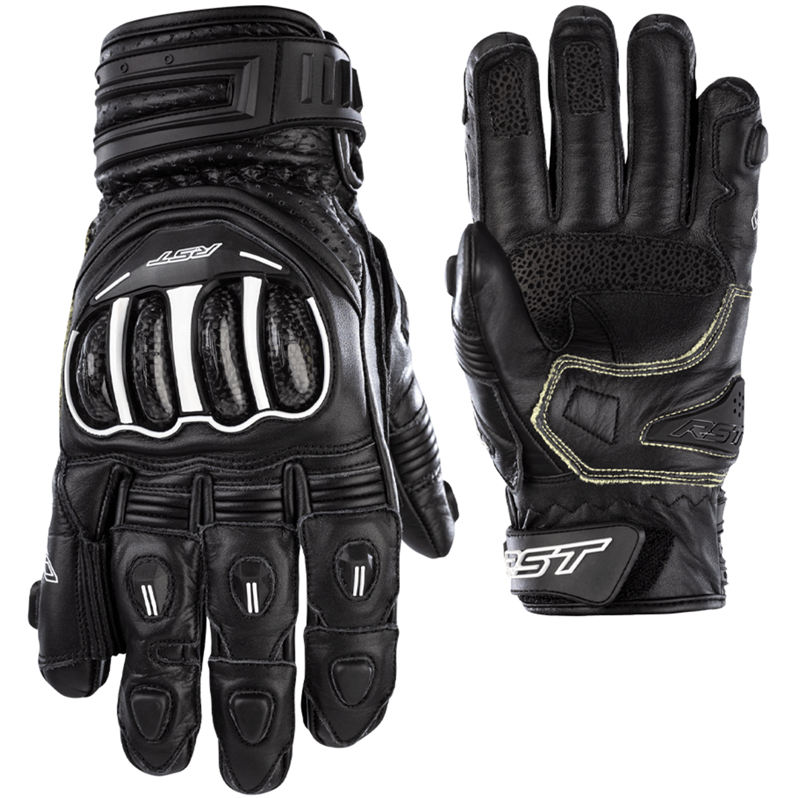 RST Tractech Evo 4 Short CE Mens Gloves - Black