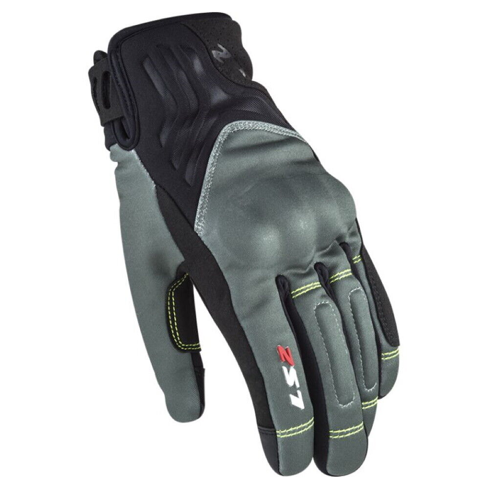 LS2 JET II Mens Winter Gloves - Grey