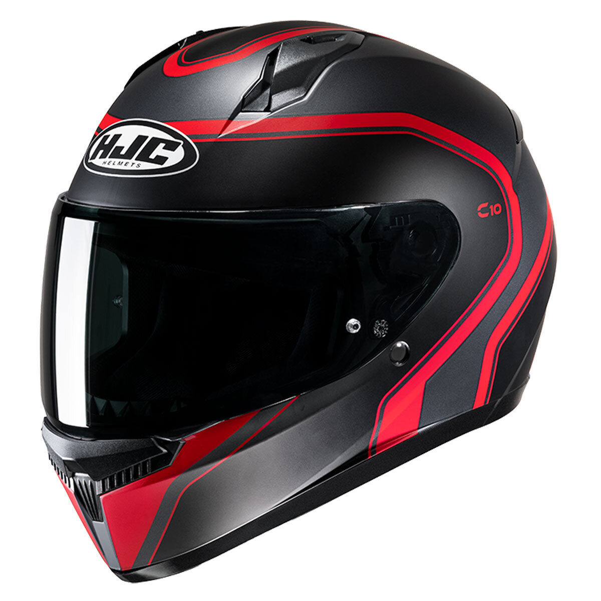 HJC C10 Elie Motorcycle Full Face Helmet - Red