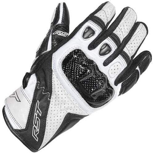 RST Stunt III CE Mens Gloves - White