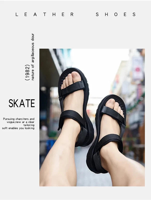 Lightweight Men Sandals Non-slip Soft Beach Slippers Casual Walking Sneakers