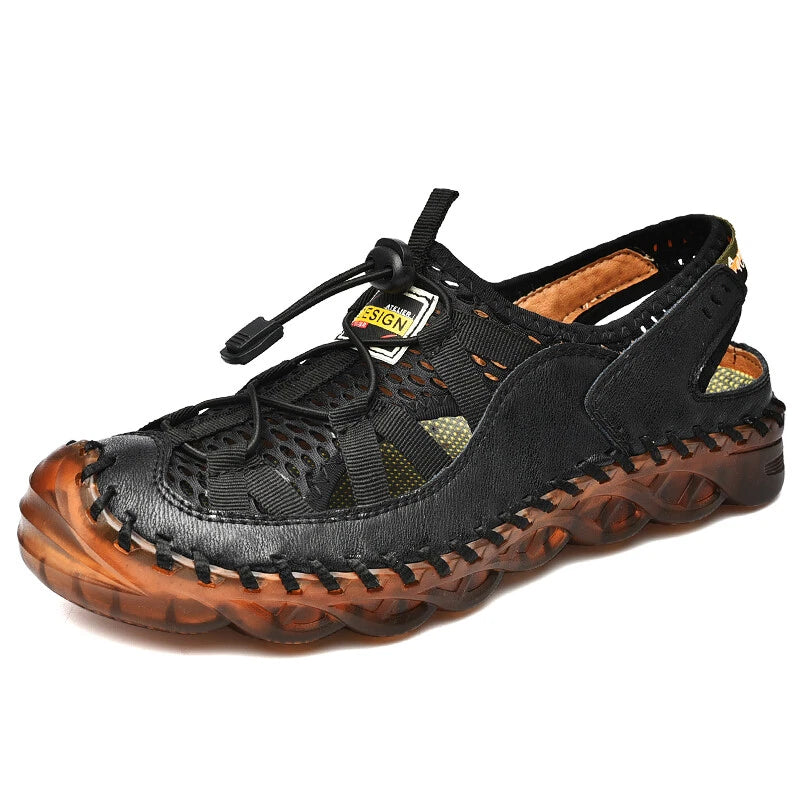 Men Casual Sandals Summer Outdoor Trekking Sneakers Beach Roman Sandals Slippers