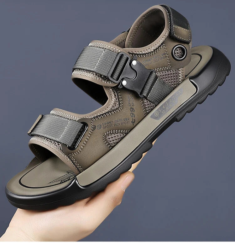 Men's Summer Non-slip Outdoor Slipper Casual Beach Shoes Lightweight Sandals
