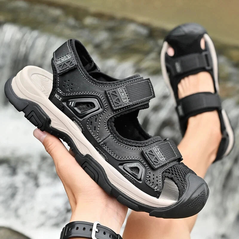 Men's Handmade Sandals Non-slip Casual Sneakers Comfortable Soft Beach Slippers