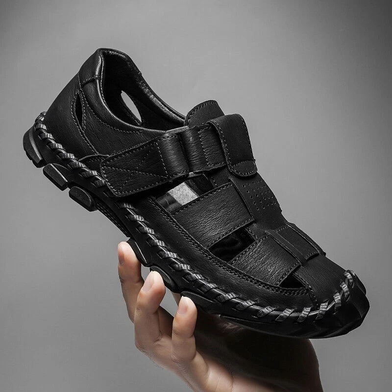Summer Men's Sandals Beach Slippers Fashion Thick Sole Non-slip Casual Shoes