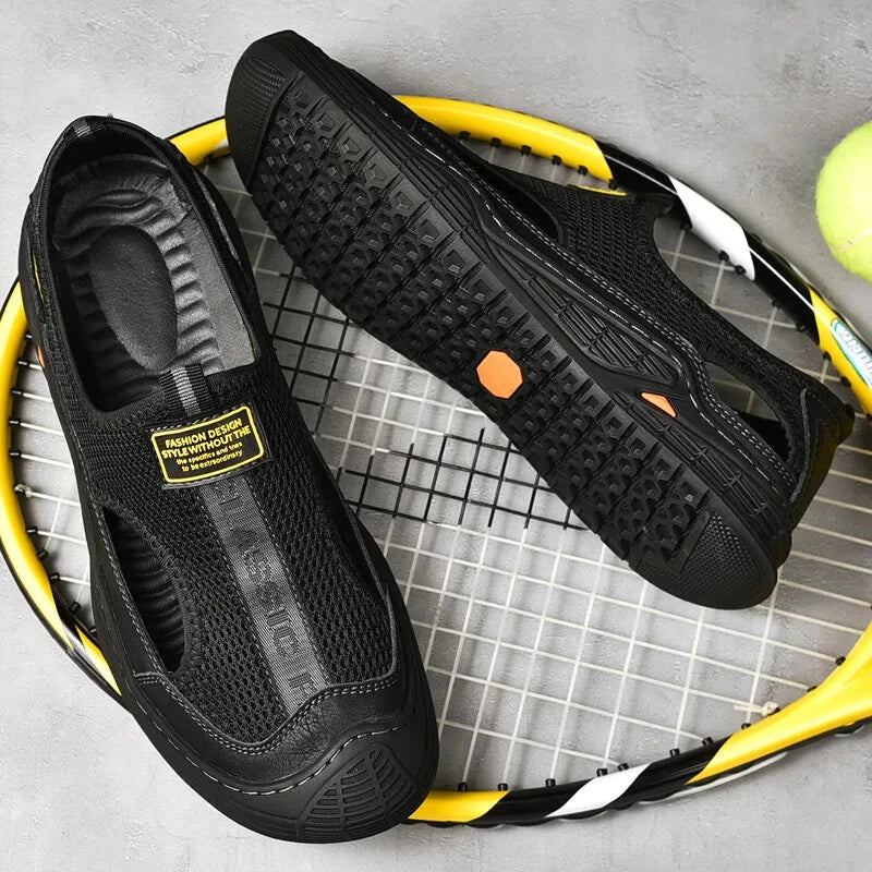 Male Summer Mesh Breathable Casual Sandals Non-slip Beach Shoes Outdoor Slippers