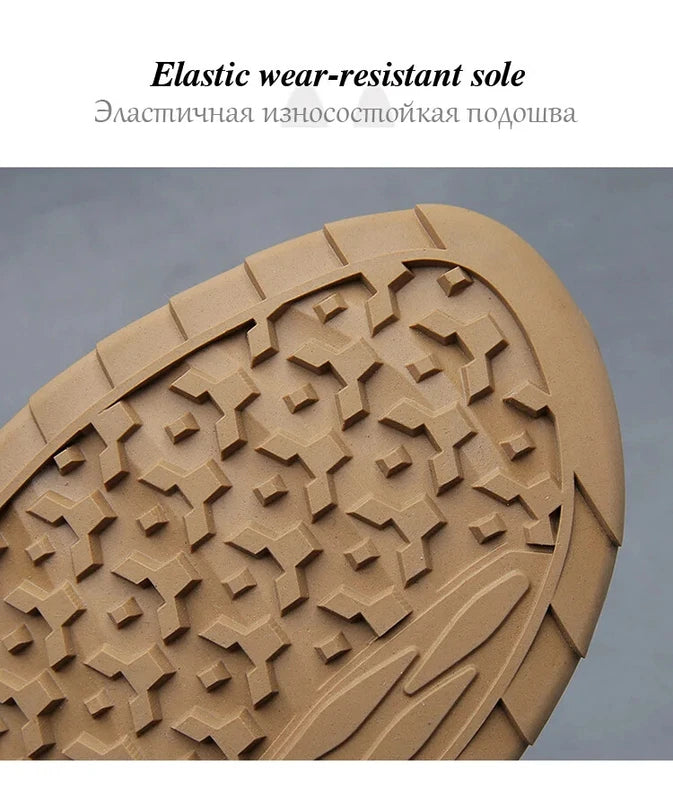 Handmade Men Leather Sandals Non Slip Light Hiking Shoes Comfort Beach Slippers