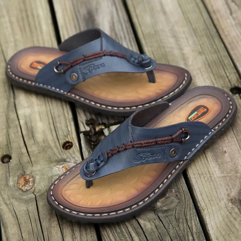 Summer Men's Flip-flops Outdoor Comfortable Slippers Casual Beach Flats Slides
