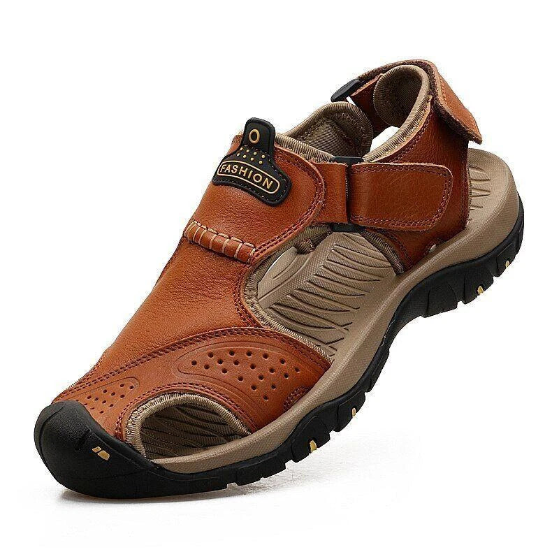 Men's Sandals Leather Casual Shoes Summer Outdoor Beach Slippers sport sandal