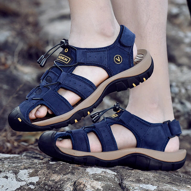 Summer Men's Sandals Outdoor Trekking Sneakers Beach Roman Casual Shoes Slippers