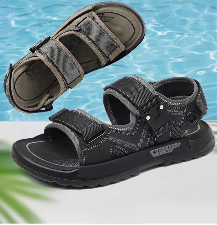 Men's Summer Non-slip Outdoor Slipper Casual Beach Shoes Lightweight Sandals
