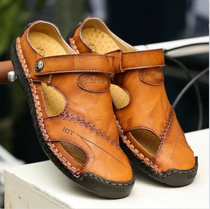 Mens Sandals Summer Outdoor Beach Slippers Non-slip Roman Garden Casual Shoes