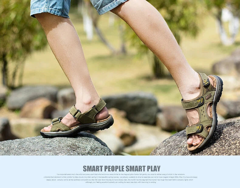 Summer Leisure Men's Casual Shoes Beach Sandals Soft Lightweight Slippers Size13