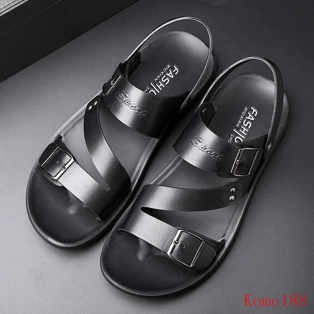 Mens open toe Breathable outdoor beach casual slipper sandals shoes