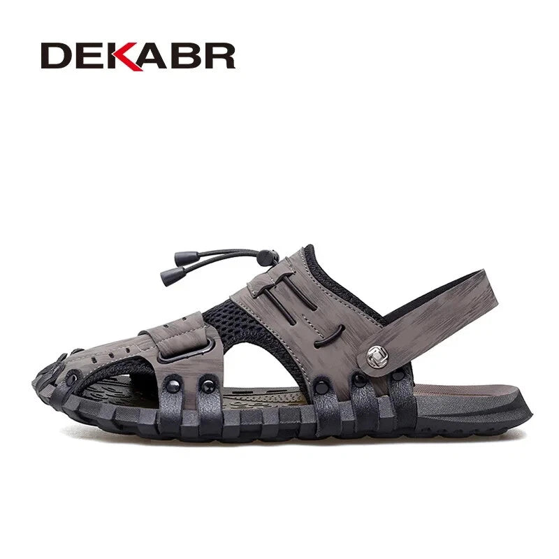 Summer Men's Sandals Breathable Soft Beach Slippers Waterproof Hiking Shoes