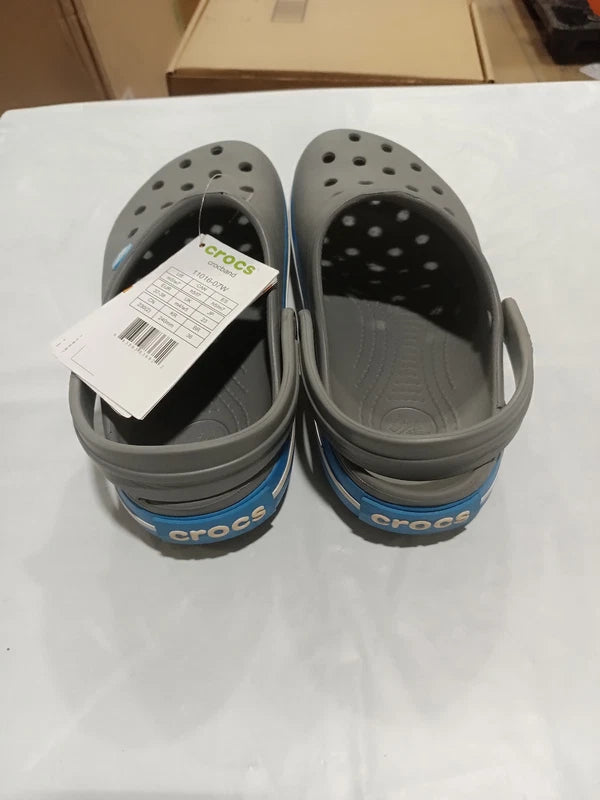 UsedLikeNew_Crocs Unisex-Adult Crocband Clog, Charcoal/Ocean, 5 Men/7