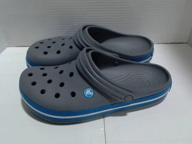 UsedLikeNew_Crocs Unisex-Adult Crocband Clog, Charcoal/Ocean, 10 Men/12