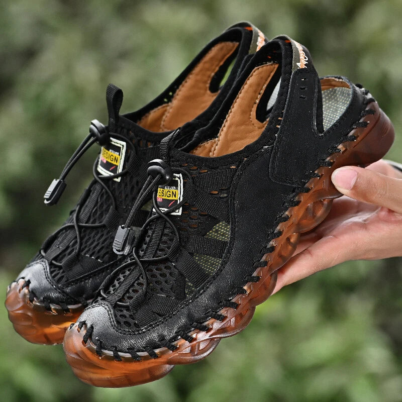 Men Casual Sandals Summer Outdoor Trekking Sneakers Beach Roman Sandals Slippers