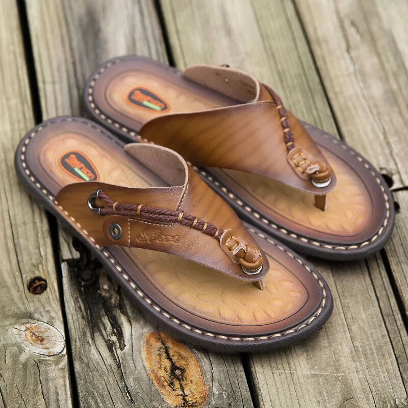 Summer Men's Flip-flops Outdoor Comfortable Slippers Casual Beach Flats Slides
