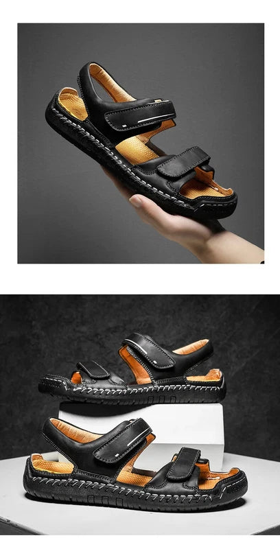 Summer Men's Classic Casual Shoe High Quality Comfort Slipper Beach Flat Sandals