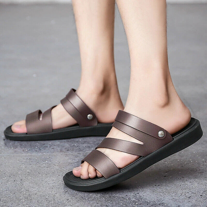 Mens Roman Sports Slippers Comfort Shoes Casual Summer Beach Sandals Flats Plus