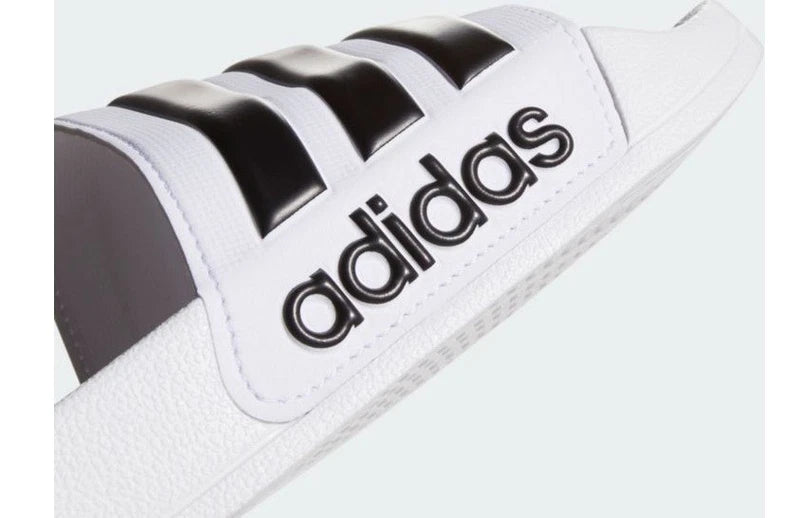 New adidas Men's Adilette CloudFoam Slides White Sandals Sport Beach Slippers CF