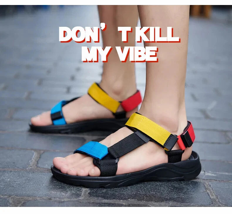 Lightweight Men Sandals Non-slip Soft Beach Slippers Casual Walking Sneakers