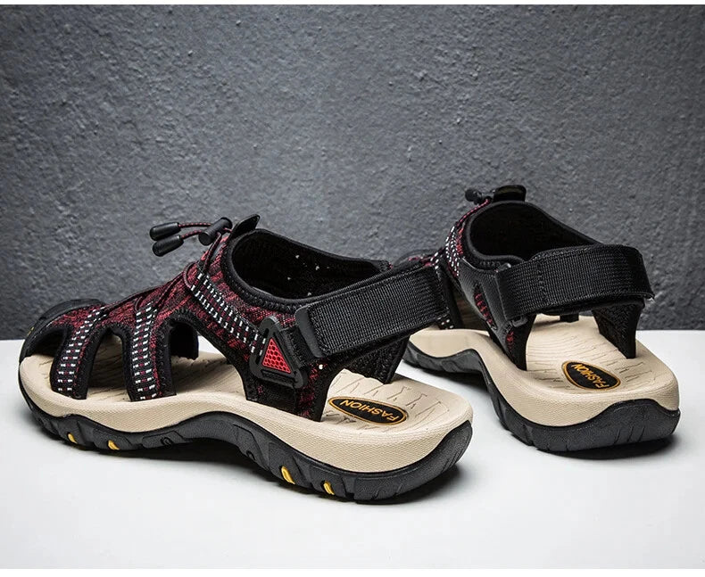 Men's Summer Sandals Beach Slippers Breathable Outdoor Casual Shoes Big Size