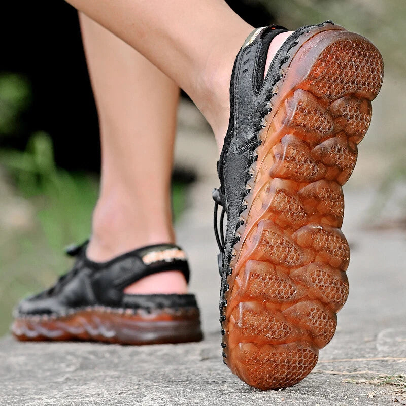 Men Casual Sandals Summer Outdoor Trekking Sneakers Beach Roman Sandals Slippers