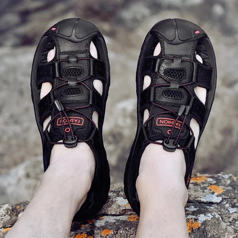 Men Sandals Summer Sandals Casual Outdoor Beach Slippers Breathable Wading Shoes