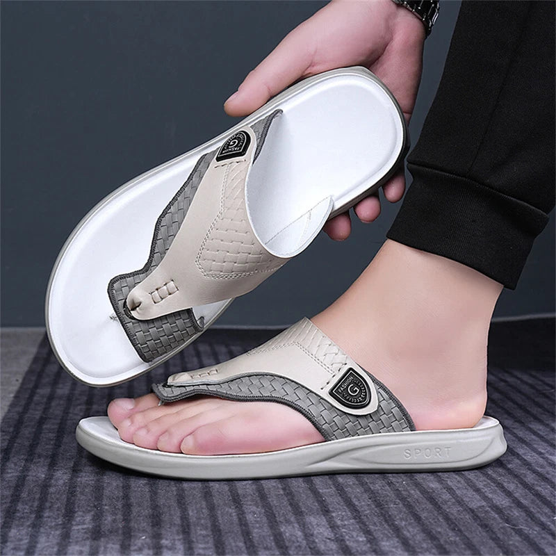 Men's Flip Flops for Men - Fashion Mens Beach Sandals Ourdoor Athletic Slippers