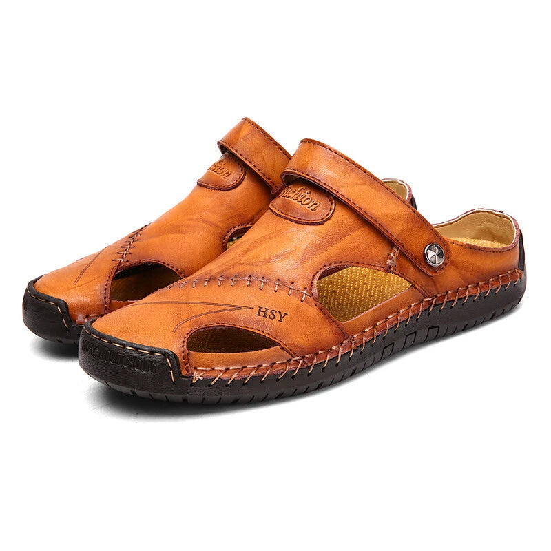 Mens Sandals Summer Outdoor Beach Slippers Non-slip Roman Garden Casual Shoes