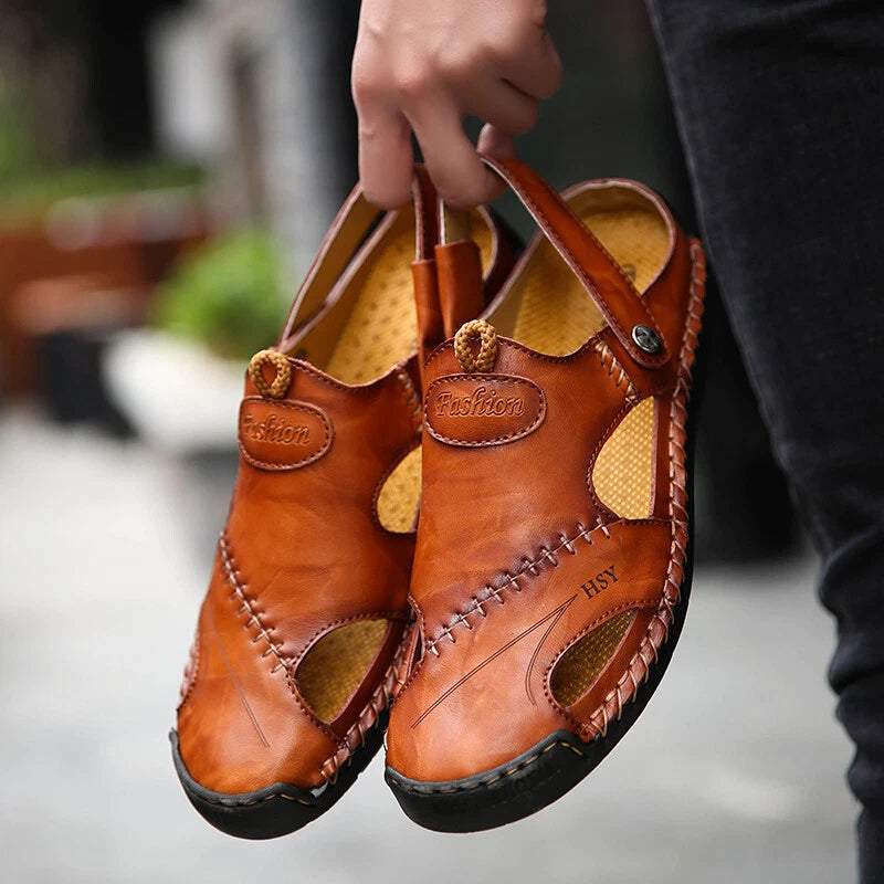 Summer Men Sandals Outdoor Soft Slippers Comfortable Beach Sandal Casual Shoes A