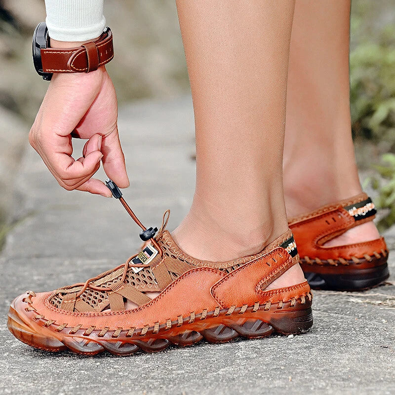 Men Casual Sandals Summer Outdoor Trekking Sneakers Beach Roman Sandals Slippers