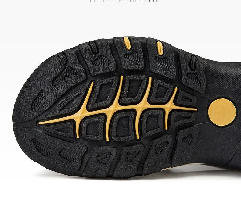 Classic Mens Sandals Summer Fashion Gladiator Shoes Outdoor Beach Roman Slippers