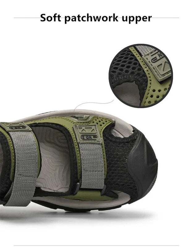 Men's Handmade Sandals Non-slip Casual Sneakers Comfortable Soft Beach Slippers