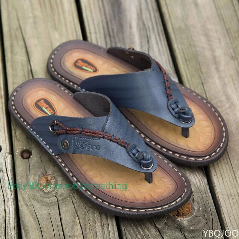 Summer Men's Flip-flops Outdoor Comfortable Slippers Casual Beach Flats Slides