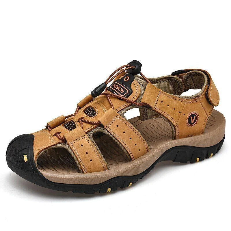 Men's Sandals Leather Casual Shoes Summer Outdoor Beach Slippers sport sandal