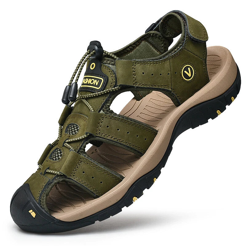 Summer Men's Sandals Outdoor Trekking Sneakers Beach Roman Casual Shoes Slippers