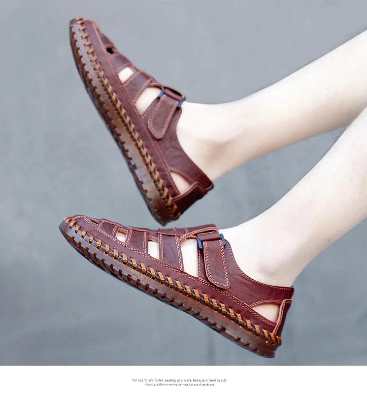Summer Men's Sandals Business Casual Shoes Outdoor Beach Wading Slippers