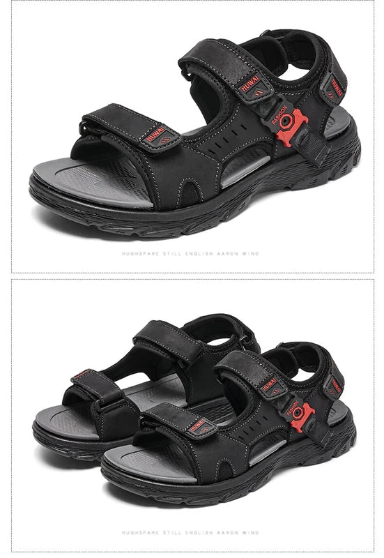 Classic Comfort Men Beach Sandals Non Slip Roman Slippers Soft Light Sneakers