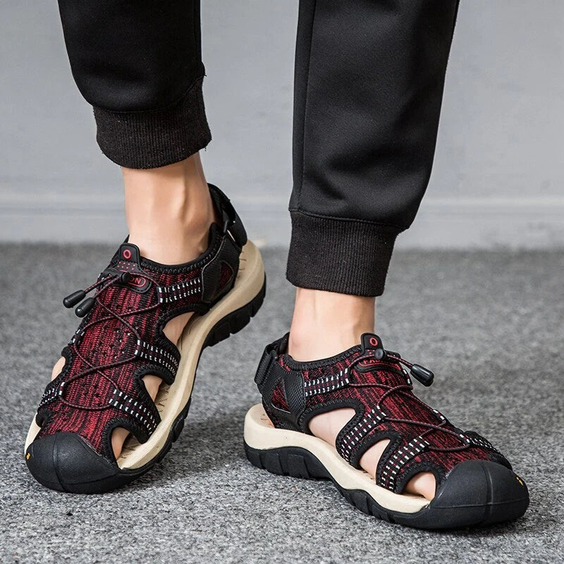 Classic Mens Sandals Summer Fashion Gladiator Shoes Outdoor Beach Roman Slippers