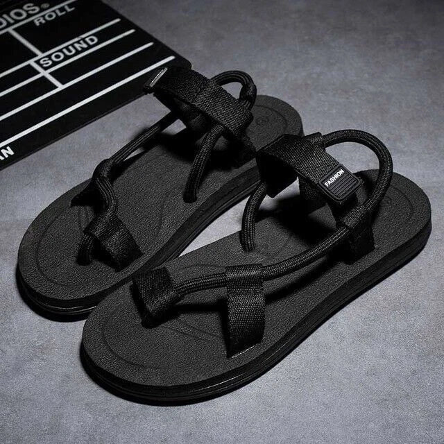 Mens Sandalias Sandals Roma Beach Slip on Flip Flop Flats Slippers Slides Shoes