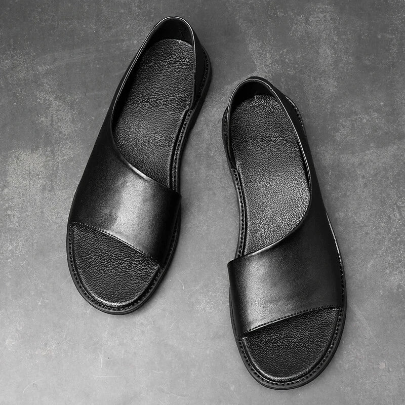 Summer Slippers Men's Non-slip Comfortable Sandals Outdoor Beach Soft Flat Shoes